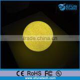 Rgb Color Marble Like Plastic Led Lighting Ball