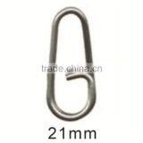 High Quality Brass Fishing Bent Head Oval Split Ring thumbnail-1