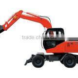 7 Ton Hydraulic Wheel Excavator With Best Price thumbnail-1