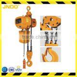 2 ton 240V electric chain hoist with B grade safety factor