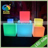 Led Plastic Cube Chair Color Change Wonderful LED Cube Chair Small Seat thumbnail-4