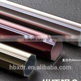 Top Grade Champagne Anodized Curtains Rod Aluminium Profile thumbnail-3