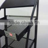 Discount Black Floor-standing Costomed Bread Display Rack With 5 Tier thumbnail-2