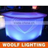 2014 Hot !!! Color Changing Rechargeable Led KTV Bar Table