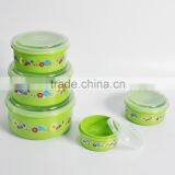 5 Pieces Round pp Plastic Food Storage Container thumbnail-2