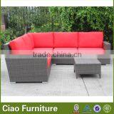 Modular Plastic Rattan Modern Outdoor Sofa Furniture thumbnail-4
