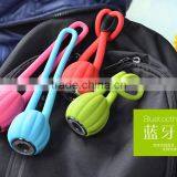 Silicone Portable Pumpkin Mini Wireless Waterproof Bluetooth Speakers thumbnail-3