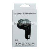 2017 Hot Sale Bluetooth Hands-free 3.5mm Car Receiver Stereo Bluetooth With FM Transmitter thumbnail-6
