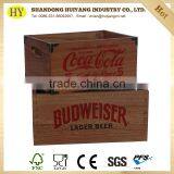 Custom Size and Logo Rectangular Wooden Ice Bucket thumbnail-2