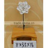 Promotional Gifts Ceramic Flower Wall Hook for Decoration thumbnail-1