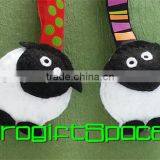 2017 Hand Sewn Felt Keychain/Zipper Pull Baby Lamb Made in China