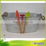 Latest Design Custom Outdoor Metal Planters Waterproof Large Flower Pot thumbnail-3