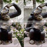 High Quality Monkey Bronze Statue With Low Price thumbnail-2