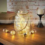 Battery Operated Glass String Warm White Bulb Decorative Light thumbnail-1