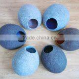 2016 New Fashion Style 100% Wool Felt Cat Carrier Cat Cave in Stock thumbnail-6