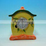 Yellow Digital Electric Ceramic Table Clock thumbnail-1