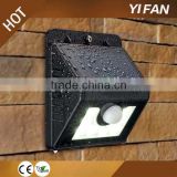 8 led solar motion sensor light outdoor solar led wall lamp led light infrared Motion Sensor wall lamp
