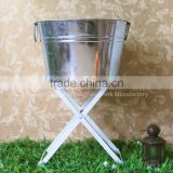 party tub beer bulk ice bucket tin outdoor ice bucket table