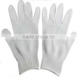 Wire cut resistant gloves