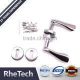 2017 Pop European Security Stainless Steel Glass Panel Hotel Keyless Door Handle Lock thumbnail-1