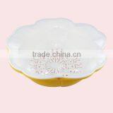 Two Layers Plastic Plum Blossom Shape Kitchen Sieve thumbnail-5