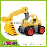Newest Product Large Plastic Trucks Sliding Diecast Excavator Model thumbnail-1