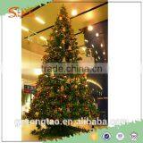 Plastic Green Mini Christmas Tree Table Decoration Gift Platic Artificial Christmas Tree Decor Mini Tree thumbnail-5