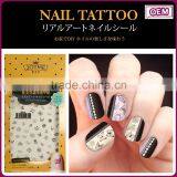 Joyme New Hot Sale Simple Flower Nail Tattoos Water Transfer Custom Nail Wraps Nail Art thumbnail-1