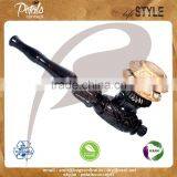 Natural Handicrafted Ebony Wood Smoking Pipe thumbnail-1