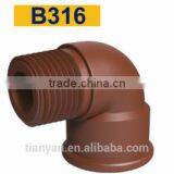 TY High Quality PP Threaded Pipes&fittings FEMALE& MALE ADAPTER Eco-friendly Cheap Price Full Size Factory Price List Discount thumbnail-2