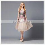 Customized 2014 New Design Digital Printing Commuter Outfit Silk Chiffon Skirt thumbnail-1