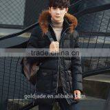 2016 Top Quality Wind Proof Mens Parka Winter Jacket With Fur Hood Parka Jackets Wholesale Blank thumbnail-4