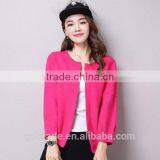 Wholesale New Fashion Knitted Cardigan Tops Candy Color Ladies Cardigan Sweater Women Cardigan thumbnail-6