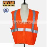 traffic safety mesh vest with reflective strip breakaway vest
