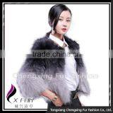 CX-G-A-01F Latest New Design Women Real Raccoon Fur Coat thumbnail-1