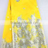 2017 Hot Selling African Raw Silk George Fabric India George Wrappers thumbnail-1