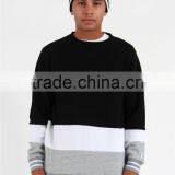 Men Cheap Pullover Three Color Fleece Mens Turtleneck Sweatshirts thumbnail-1