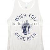 Tank Top With Low Price Loose Fitting Gym Stringer Tank Top Wholesale thumbnail-4