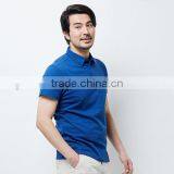 Promotional High Quality Custom 100% Cotton Plain White Polo T-shirt for Men thumbnail-4