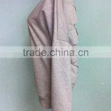 China Suppliers Garments in Terry Without Hood O-neck Cheap Design Hot Stamp Slim Fitted Plain Dyed for Women Sweatshirt Hoodies thumbnail-3