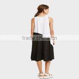 Ladies Dresses Sleeveless 100%cotton Dresses thumbnail-4