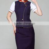 2015 OEM Custom China Factory Airline Hostess Uniform thumbnail-3