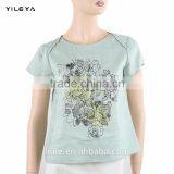 New Fashion Green Tunic Style Women American Apparel t Shirt thumbnail-1