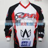 Custom Brand Name Sportswear V-neck BMX Jerseys thumbnail-6