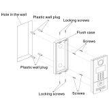 MS302C+MS100C 10 Inch IP Based Video Doorphone System Apartment Building Intercom System thumbnail-3