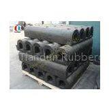 Black Super D Type Rubber Fender 300HX900L For Dock / Berth