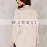 New Models Blouses Fashion Designs Satin Blouses for Women thumbnail-4