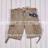 New design Factory sale oem Men cargo short pants cotton many pockets shorts