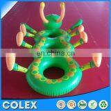 Inflatable Baby Float Boat Carpenterworm Shape Animals Swimming Ring Safty PVC Material thumbnail-4