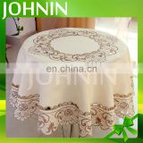 hot selling wholesale customized round embroidery table cloth